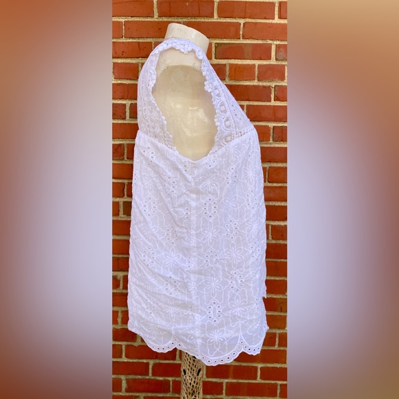Knox Rose  | White Lace Top Size L. | MK 15 - Picture 7 of 16